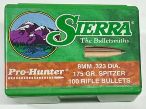 Sierra Pro-Hunter 2410 8mm 175 gr Soft Point Bullets-100cnt Nexgen Outfitters Sierra Pro-Hunter 2410 8mm 175 gr Soft Point Bullets-100cnt Nexgen Outfitters