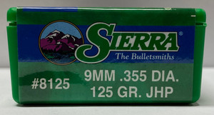 Sierra SportsMaster 8125 9mm 125 gr Jacketed Hollow Point Bullets-100cnt Nexgen Outfitters Sierra SportsMaster 8125 9mm 125 gr Jacketed Hollow Point Bullets-100cnt Nexgen Outfitters