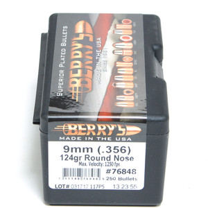 Berry's Superior Plated Pistol 76848 9mm 124 gr Round Nose Bullets-250cnt Nexgen Outfitters Berry's Superior Plated Pistol 76848 9mm 124 gr Round Nose Bullets-250cnt Nexgen Outfitters