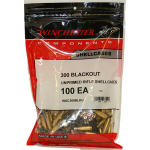 Winchester .300 Blackout Unprimed Rifle Brass 100cnt-WSC300BLKU Nexgen Outfitters Winchester .300 Blackout Unprimed Rifle Brass 100cnt-WSC300BLKU Nexgen Outfitters