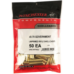 Winchester .45-70 Government Unprimed Rifle Brass 50cnt-WSC4570GU Nexgen Outfitters Winchester .45-70 Government Unprimed Rifle Brass 50cnt-WSC4570GU Nexgen Outfitters