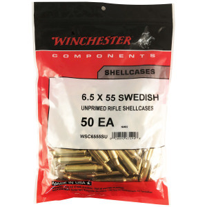Winchester 6.5x55 Swedish Unprimed Rifle Brass 50cnt-WSC6555SU Nexgen Outfitters Winchester 6.5x55 Swedish Unprimed Rifle Brass 50cnt-WSC6555SU Nexgen Outfitters