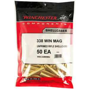 Winchester .338 Winchester Magnum Unprimed Rifle Brass 50cnt-WSC338WMU Nexgen Outfitters Winchester .338 Winchester Magnum Unprimed Rifle Brass 50cnt-WSC338WMU Nexgen Outfitters