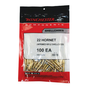 Winchester .22 Hornet Unprimed Rifle Brass 100cnt-WSC22HU Nexgen Outfitters