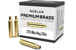 Nosler .270 Weatherby Magnum Unprimed Rifle Brass 50cnt-10147 Nexgen Outfitters Nosler .270 Weatherby Magnum Unprimed Rifle Brass 50cnt-10147 Nexgen Outfitters