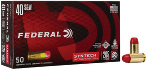 Federal American Eagle .40 S&W 205gr Total Syntech Flat Nose 50Rnd Handgun Ammo Nexgen Outfitters Federal American Eagle .40 S&W 205gr Total Syntech Flat Nose 50Rnd Handgun Ammo Nexgen Outfitters