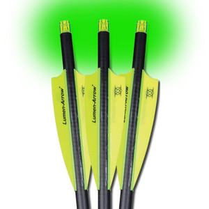 Lumenok Carbon Bolt Green Flat Nock 20 in. 3 pk. Nexgen Outfitters Lumenok Carbon Bolt Green Flat Nock 20 in. 3 pk. Nexgen Outfitters