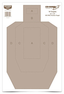 SH115780 Birchwood Casey Eze-Scorer IPSC Practice Targets 12" x 18" - (Per 10) Nexgen Outfitters SH115780 Birchwood Casey Eze-Scorer IPSC Practice Targets 12" x 18" - (Per 10) Nexgen Outfitters