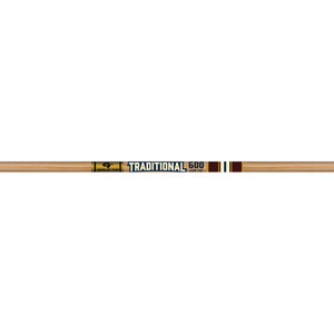 KNG1140500 Gold Tip Traditional Classic 500 Raw Shaft with Nocks and Inserts Nexgen Outfitters KNG1140500 Gold Tip Traditional Classic 500 Raw Shaft with Nocks and Inserts Nexgen Outfitters