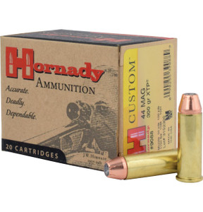 Hornady Custom .44 Remington Mag 300gr XTP 20Rnd Handgun Ammunition Nexgen Outfitters Hornady Custom .44 Remington Mag 300gr XTP 20Rnd Handgun Ammunition Nexgen Outfitters