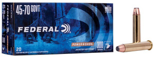Federal Power-Shok .45-70 Government 300gr Jacketed Soft Point 20Rnd Rifle Ammunition Nexgen Outfitters Federal Power-Shok .45-70 Government 300gr Jacketed Soft Point 20Rnd Rifle Ammunition Nexgen Outfitters