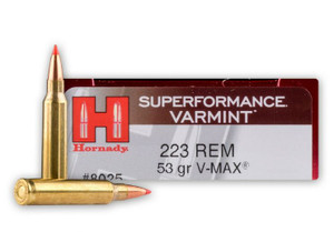 Hornady Superperformance Varmint .223 Rem 53gr V-Max 20Rnd Rifle Ammunition Nexgen Outfitters Hornady Superperformance Varmint .223 Rem 53gr V-Max 20Rnd Rifle Ammunition Nexgen Outfitters