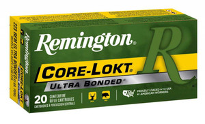 Remington Core-Lokt .223 Remington 62 gr Ultra Bonded PSP Rifle Ammunition 20 rds Nexgen Outfitters Remington Core-Lokt .223 Remington 62 gr Ultra Bonded PSP Rifle Ammunition 20 rds Nexgen Outfitters