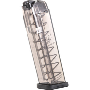 KN1001922 ETS Group GLK-17-10 Glock 17/18/19/19x/26/34/45 9mm Luger 10Rnd Clear Polymer Magazine Nexgen Outfitters KN1001922 ETS Group GLK-17-10 Glock 17/18/19/19x/26/34/45 9mm Luger 10Rnd Clear Polymer Magazine Nexgen Outfitters