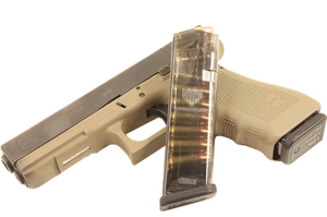 SH3166 ETS Group GLK-17 Glock 17/18/19/19x/26/34/45 9mm Luger 17Rnd Clear Polymer Magazine Nexgen Outfitters SH3166 ETS Group GLK-17 Glock 17/18/19/19x/26/34/45 9mm Luger 17Rnd Clear Polymer Magazine Nexgen Outfitters