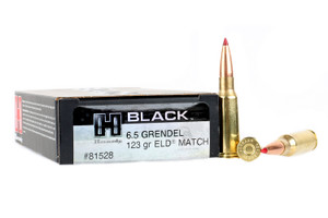 Hornady BLACK 6.5 Grendel 123gr ELD-Match 20Rnd Rifle Ammunition Nexgen Outfitters Hornady BLACK 6.5 Grendel 123gr ELD-Match 20Rnd Rifle Ammunition Nexgen Outfitters