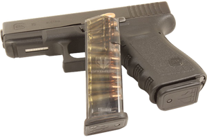 SH3169 ETS Group GLK-19 Glock 19/26 9mm Luger 15Rnd Clear Polymer Magazine Nexgen Outfitters SH3169 ETS Group GLK-19 Glock 19/26 9mm Luger 15Rnd Clear Polymer Magazine Nexgen Outfitters