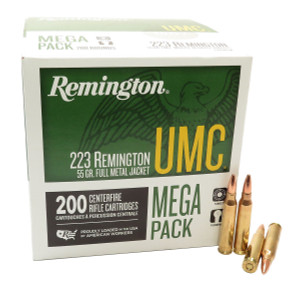Remington UMC .223 Remington 55gr Full Metal Jacket 200Rnd Rifle Ammunition Nexgen Outfitters Remington UMC .223 Remington 55gr Full Metal Jacket 200Rnd Rifle Ammunition Nexgen Outfitters
