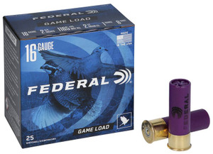 Federal Game-Shok Game Load - 16 Gauge, 2 3/4", 1 oz, #8 Lead Shot, Per 25 Nexgen Outfitters Federal Game-Shok Game Load - 16 Gauge, 2 3/4", 1 oz, #8 Lead Shot, Per 25 Nexgen Outfitters