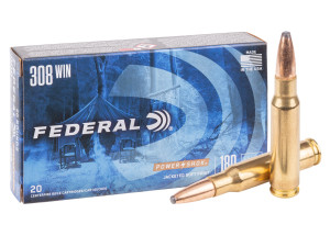 Federal Power-Shok .308 Winchester 180gr Jacketed Soft Point 20Rnd Rifle Ammunition Nexgen Outfitters Federal Power-Shok .308 Winchester 180gr Jacketed Soft Point 20Rnd Rifle Ammunition Nexgen Outfitters