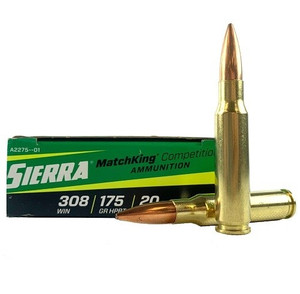 Sierra MatchKing Competition 308 Win 175gr 20Rnd Rifle Ammunition Nexgen Outfitters Sierra MatchKing Competition 308 Win 175gr 20Rnd Rifle Ammunition Nexgen Outfitters