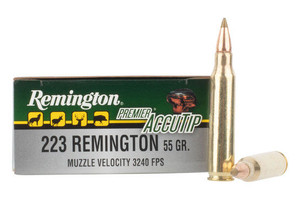 Remington Premier .223 Rem 55gr AccuTip-V 20Rnd Centerfire Rifle Ammo Nexgen Outfitters Remington Premier .223 Rem 55gr AccuTip-V 20Rnd Centerfire Rifle Ammo Nexgen Outfitters
