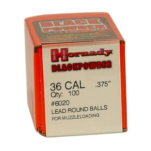 Hornady Muzzleloader 50 Cal .490 Lead Balls (100)