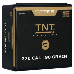 Speer TNT 270 Caliber (277 Diameter) 90gr. Jacketed Hollow Point Varmint Bullets -100cnt Nexgen Outfitters