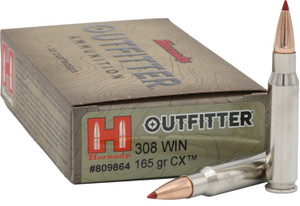 Hornady Outfitter 308 Winchester 165 Grain CX Polymer Tip Lead Free 20Rnd Rifle Ammo Nexgen Outfitters Hornady Outfitter 308 Winchester 165 Grain CX Polymer Tip Lead Free 20Rnd Rifle Ammo Nexgen Outfitters