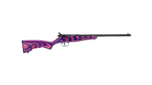 Savage Rascal Minimalist .22 LR Single Shot 16" Black Threaded Bbl/Pink-Purple Bolt Action Rifle Nexgen Outfitters