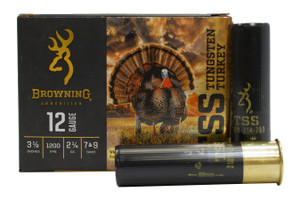 Browning TSS Turkey 12 Gauge Non-Toxic 3.5" #7 2 1/4oz Tungsten Shotgun Ammo Nexgen Outfitters Browning TSS Turkey 12 Gauge Non-Toxic 3.5" #7 2 1/4oz Tungsten Shotgun Ammo Nexgen Outfitters