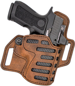 Versacarry Compound (OWB) RH Holster Poly/Brown - Size 2 Versacarry Compound (OWB) RH Holster Poly/Brown - Size 2