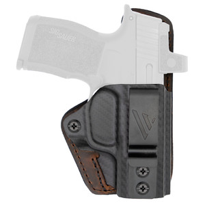 Versacarry Comfort Flex Custom (IWB) RH Holster Poly/Brown - Size Sig Sauer P365 X-Macro Versacarry Comfort Flex Custom (IWB) RH Holster Poly/Brown - Size Sig Sauer P365 X-Macro