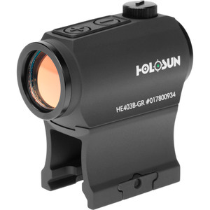 Holosun HE403B-GR Elite 1x 2 MOA Dot Picatinny-Style Low and Lower 1/3 Co-Witness Mounts Green Dot Sight Holosun HE403B-GR Elite 1x 2 MOA Dot Picatinny-Style Low and Lower 1/3 Co-Witness Mounts Green Dot Sight