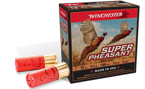 Winchester Super Pheasant High Velocity 12 Gauge 2-3/4" 1-3/8 oz #5 25Rnd Shotgun Ammo Nexgen Outfitters Winchester Super Pheasant High Velocity 12 Gauge 2-3/4" 1-3/8 oz #5 25Rnd Shotgun Ammo Nexgen Outfitters