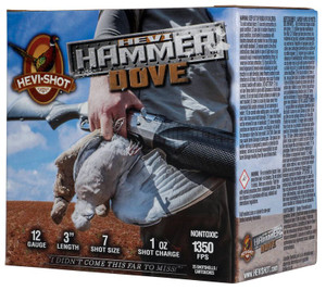 Hevi-Shot Hammer Dove 12 Gauge 1 oz 3" #7 Non-Toxic 25Rnd Shotgun Ammo Nexgen Outfitters Hevi-Shot Hammer Dove 12 Gauge 1 oz 3" #7 Non-Toxic 25Rnd Shotgun Ammo Nexgen Outfitters