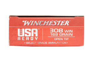 Winchester USA Ready 308 Winchester 168 Grain Open Tip 20Rnd Rifle Ammo Nexgen Outfitters Winchester USA Ready 308 Winchester 168 Grain Open Tip 20Rnd Rifle Ammo Nexgen Outfitters