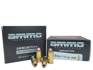 Ammo Inc. Signature 9mm Luger 115 Grains JHP 20Rnd Handgun Ammo Nexgen Outfitters Ammo Inc. Signature 9mm Luger 115 Grains JHP 20Rnd Handgun Ammo Nexgen Outfitters