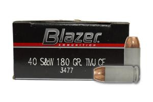 CCI Blazer Clean-Fire .40 S&W 180gr. Total Metal Jacket 50Rnd Handgun Ammo Nexgen Outfitters CCI Blazer Clean-Fire .40 S&W 180gr. Total Metal Jacket 50Rnd Handgun Ammo Nexgen Outfitters