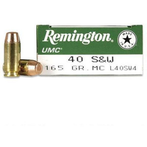 Remington UMC .40 S&W 165 Grain FMJ 50Rnd Handgun Ammo Nexgen Outfitters Remington UMC .40 S&W 165 Grain FMJ 50Rnd Handgun Ammo Nexgen Outfitters