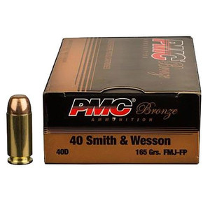 PMC Bronze .40 S&W 165gr. FMJ 50Rnd Handgun Ammo Nexgen Outfitters PMC Bronze .40 S&W 165gr. FMJ 50Rnd Handgun Ammo Nexgen Outfitters