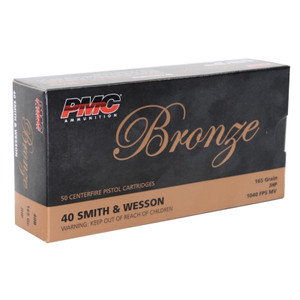PMC Bronze .40 S&W 165gr. JHP 50Rnd Handgun Ammo Nexgen Outfitters PMC Bronze .40 S&W 165gr. JHP 50Rnd Handgun Ammo Nexgen Outfitters
