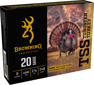 Browning TSS Turkey 20 Gauge 3" 1-1/2oz #7/#9 Non-Toxic 5Rnd Shotgun Ammo Nexgen Outfitters Browning TSS Turkey 20 Gauge 3" 1-1/2oz #7/#9 Non-Toxic 5Rnd Shotgun Ammo Nexgen Outfitters