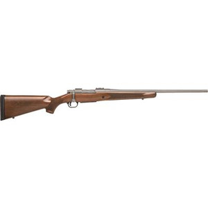 Mossberg Patriot 243 Win. 22" 5+1 Cerakote Stainless Walnut Bolt Action Rifle Mossberg Patriot 243 Win. 22" 5+1 Cerakote Stainless Walnut Bolt Action Rifle
