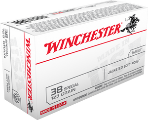 Winchester White Box USA 38 Special 125gr Jacketed Soft Point 50Rnd Handgun Ammo Nexgen Outfittters Winchester White Box USA 38 Special 125gr Jacketed Soft Point 50Rnd Handgun Ammo Nexgen Outfittters