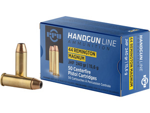 PPU 44 Remington Magnum 240gr Jacketed Hollow Point 50Rnd Handgun Ammo Nexgen Outfitters PPU 44 Remington Magnum 240gr Jacketed Hollow Point 50Rnd Handgun Ammo Nexgen Outfitters