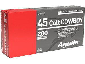 Aguila 45 Colt (Long Colt) 200gr Flat Nose 50Rnd Handgun Ammo Nexgen Outfitters Aguila 45 Colt (Long Colt) 200gr Flat Nose 50Rnd Handgun Ammo Nexgen Outfitters