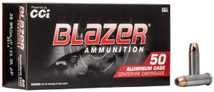 CCI Blazer 38 Special +P 125gr Jacketed Hollow Point 50Rnd Handgun Ammo Nexgen Outfitters CCI Blazer 38 Special +P 125gr Jacketed Hollow Point 50Rnd Handgun Ammo Nexgen Outfitters