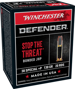 Winchester Defender 38 Special +P 130gr Winchester PDX1 Bonded Jacketed Hollow Point 20Rnd Handgun Ammo Nexgen Outfitters Winchester Defender 38 Special +P 130gr Winchester PDX1 Bonded Jacketed Hollow Point 20Rnd Handgun Ammo Nexgen Outfitters