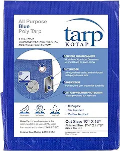 Kotap Blue Poly Tarp 10' X 12' Nexgen Outfitters Kotap Blue Poly Tarp 10' X 12' Nexgen Outfitters